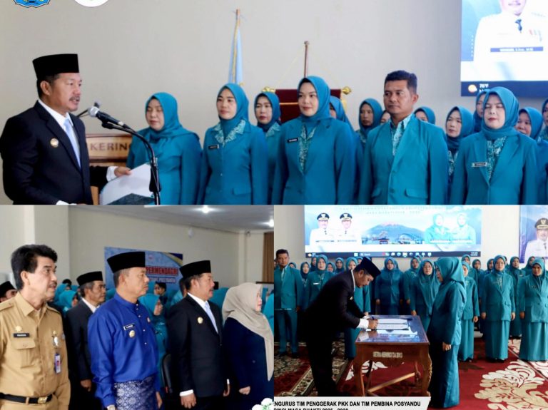Berlangsung Khidmat, Bupati Monadi Lantik Pengurus TP-PKK dan Tim Pembina Posyandu Kerinci Periode 2025–2030