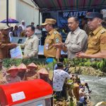 Gubernur Jambi Panen Raya Padi dan Ikan Semah di Kerinci, Didampingi Bupati dan Wakil Bupati