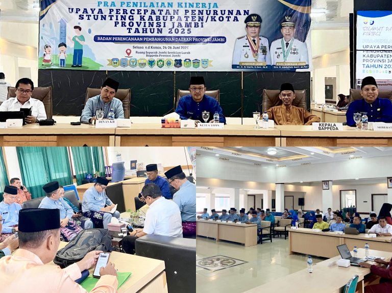 Pra Penilaian Kinerja Stunting 2025, Wabup Murison Paparkan 8 Aksi Konvergensi Penurunan Stunting Kabupaten Kerinci
