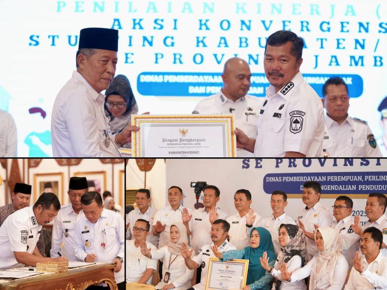 Kerinci Raih Penghargaan Daerah Inspiratif, Target 2025 Bupati Monadi Paparkan Inovasi Cegah Stunting melalui Bunga Desa