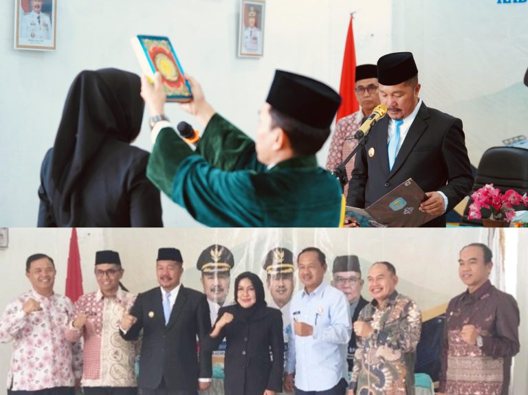 Maya Novefry Dilantik Sebagai Dewas Perumda Tirta Sakti, Bupati Monadi Tekankan Standarisasi dan Digitalisasi Pengelolaan Keuangan Perusahaan Daerah