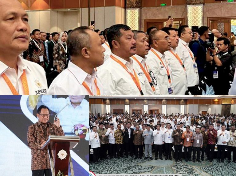 Bupati Monadi Hadiri Pengukuhan Pengurus APKASI 2025–2030, Diangkat Sebagai Sekretaris Bidang Kehutanan