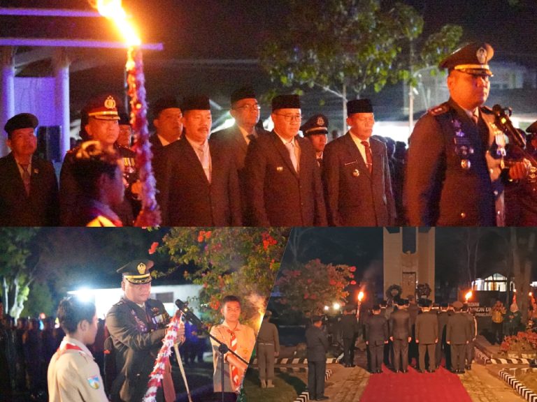 Bupati Kerinci Monadi Hadiri Apel Kehormatan dan Renungan Suci HUT RI ke-80 di TMP Semumu