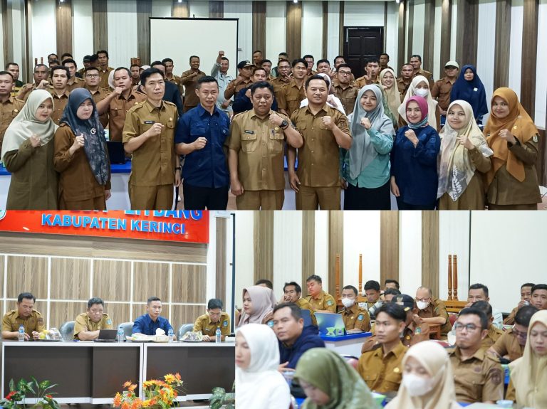 Dukung Transformasi Digitalisasi Desa, Kominfo Kerinci Gelar Bimtek SRIKANDI dan GEMA DESA