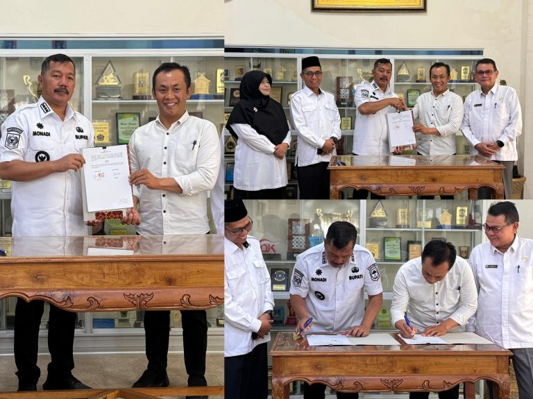Dorong Pendidikan dan Pembangunan Daerah, Bupati Monadi Teken MoU dengan Akademi Teknik Adikarya
