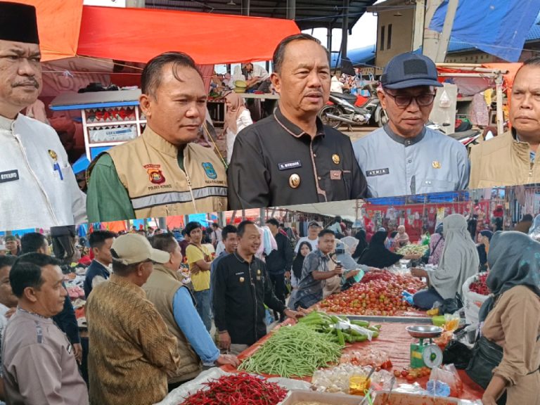 Wabup Murison Pimpin Operasi Pasar di Hiang, Subsidi Cabai Merah untuk Tekan Inflasi Daerah