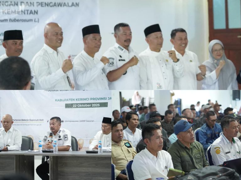 Sinergi Pemkab dan Kementan, Bupati Monadi Ajak Petani Kerinci Kembangkan Produksi Kentang Berkualitas