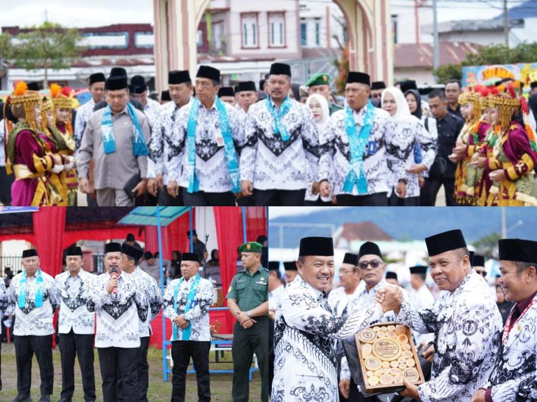 Kerinci Sukses Jadi Tuan Rumah HGN dan HUT ke-80 PGRI Tingkat Provinsi Jambi, Bupati Monadi Apresiasi Dedikasi Guru
