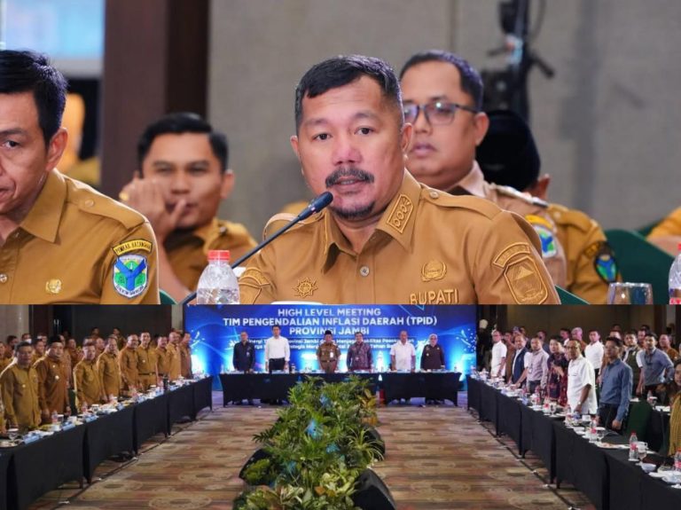 Hadiri HLM TPID Provinsi Jambi, Bupati Monadi Tegaskan Komitmen Jaga Stabilitas Harga Jelang Nataru