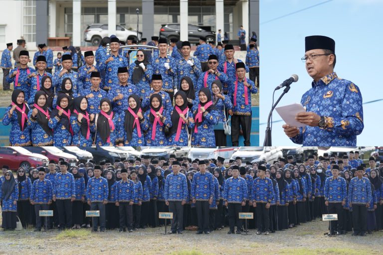 Pimpin Upacara HUT KORPRI ke-54, Wabup Murison Tegaskan Soliditas ASN Menuju Indonesia Maju