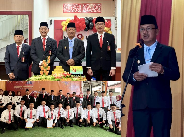 Wabup Murison Pimpin Upacara HUT ke-63 Bank Jambi, Tegaskan Peran Strategis BPD bagi Ekonomi Daerah