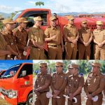 Komitmen Berkelanjutan, Bupati Monadi Serahkan 5 Unit Mobil Sampah Tahap II ke Kecamatan