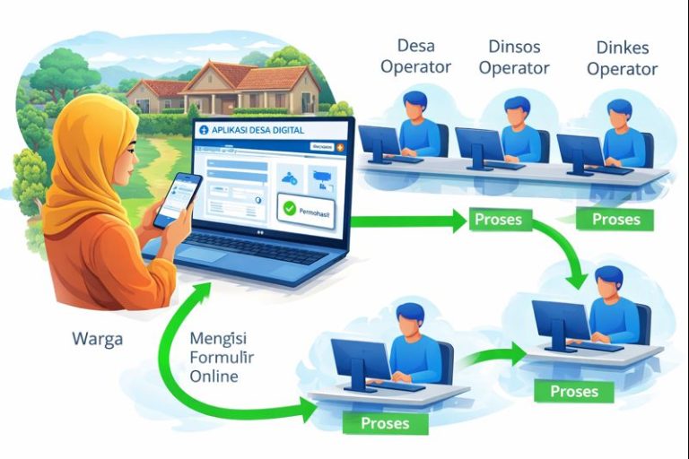 Aplikasi GEMA DESA: Warga Tidak Perlu Lagi Datang ke Kantor Kepala Desa untuk Mengurus Surat