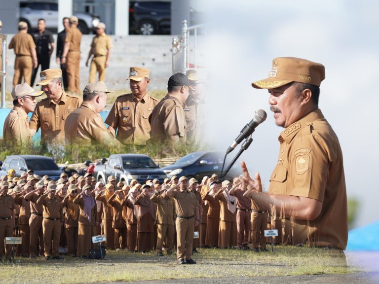 Pimpin Apel Perdana Pasca Idulfitri, Bupati Monadi Tekankan Disiplin dan Penyesuaian Kebijakan Pemerintah Pusat