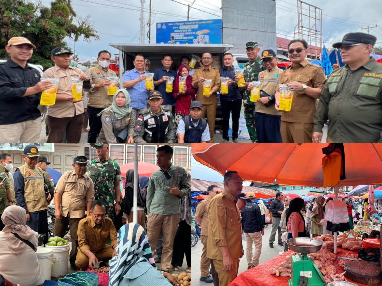 Operasi Pasar di Desa Jujun, Wabup Murison Pastikan Ketersediaan Sembako Jelang Idul Fitri