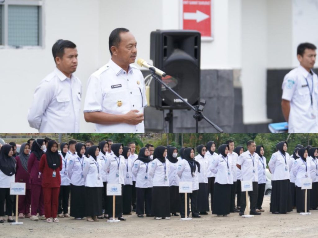 Pimpin Apel di RSUD Kerinci, Wabup Murison Motivasi Tenaga Medis Tingkatkan Pelayanan Kesehatan