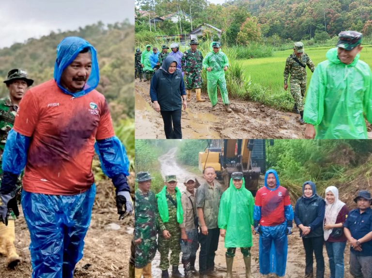 Terobos Hujan dan Medan Berlumpur, Bupati Monadi dan Dandim Kerinci Buka Pembangunan Jalan 26 Km Pungut Mudik–Sungai Kuning
