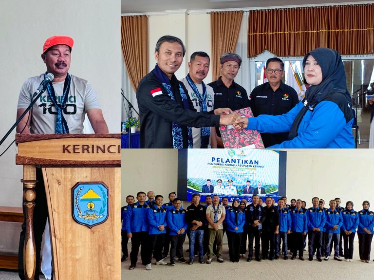 Pengurus KORMI Kerinci 2026–2031 Resmi Dilantik, Bupati Monadi Dorong Olahraga Masyarakat dan Promosi Wisata Daerah
