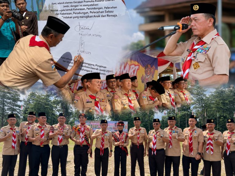 Wabup Murison Hadiri Pembukaan Jambore Daerah Pramuka Jambi 2026, Dukung Pembentukan Generasi Berkarakter