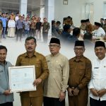 Bupati Monadi Terima Sertifikat IG Beras Payo Koerintji dari Kemenkum, Tonggak Baru Penguatan Komoditas Unggulan Kerinci