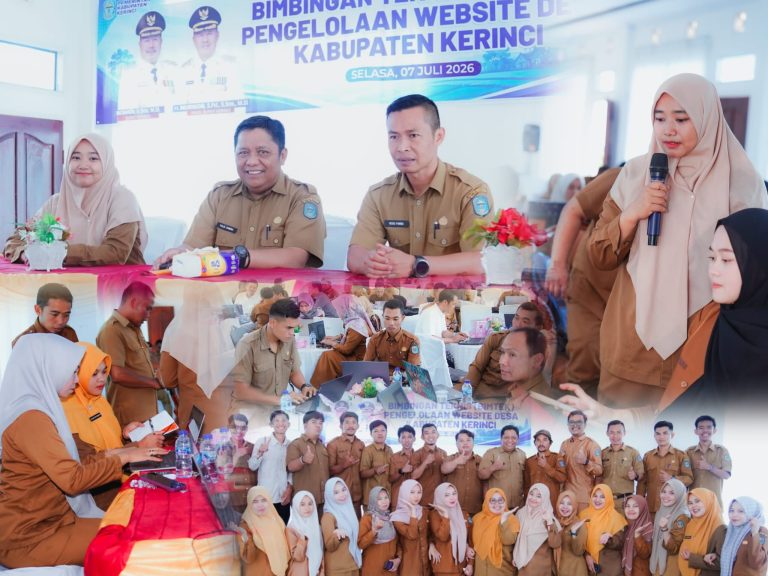 Perkuat Program Digitalisasi Desa, Diskominfo Kerinci Bekali Aparatur Desa Kelola Website Resmi