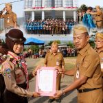 Wabup Murison Lepas Kontingen Pramuka Kerinci Menuju Jambore Nasional XII 2026 di Cibubur
