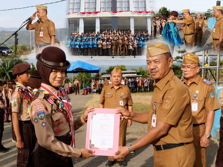 Wabup Murison Lepas Kontingen Pramuka Kerinci Menuju Jambore Nasional XII 2026 di Cibubur