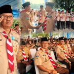 Hadiri Hari Pramuka ke-65 dan Jamnas XII 2026 di Cibubur, Wabup Murison Titip Pesan Jaga Nama Baik dan Raih Pengalaman