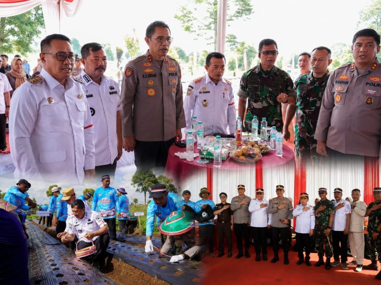Dukung Percepatan Swasembada Nasional, Bupati Monadi Ikuti Penanaman Bawang Putih Serentak 17 Provinsi