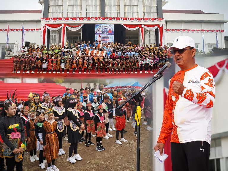Wabup Murison Buka Lomba Senam Poco-Poco Ceria dan GWR 2026, Dorong Anak Kerinci Hidup Sehat Berprestasi