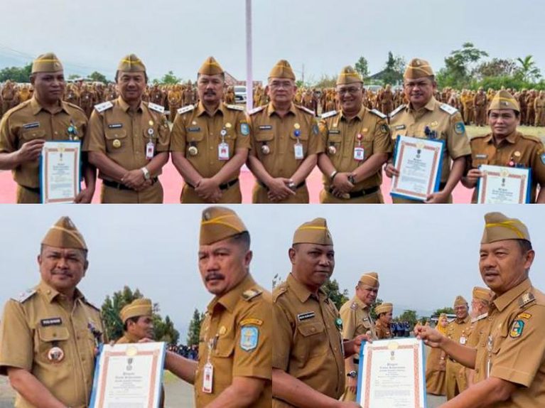 Apresiasi Dedikasi ASN Kerinci, Wabup Murison Serahkan Satyalancana Karya Satya