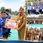 Peringatan HAORNAS 2026, Bupati Monadi Serahkan Bonus bagi Atlet Berprestasi