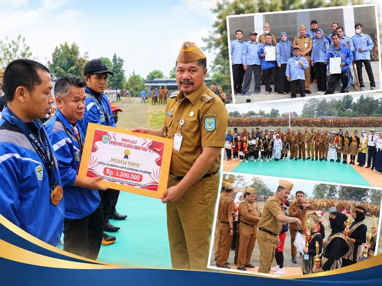 Peringatan HAORNAS 2026, Bupati Monadi Serahkan Bonus bagi Atlet Berprestasi