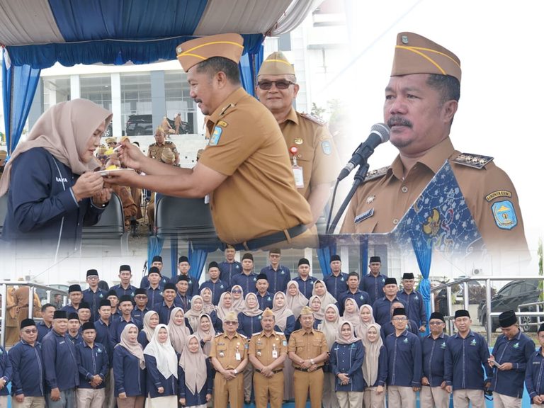 Upacara HUT ke-36 Perumda Tirta Sakti, Bupati Monadi Tekankan Transformasi Pelayanan dan Kepedulian Sosial